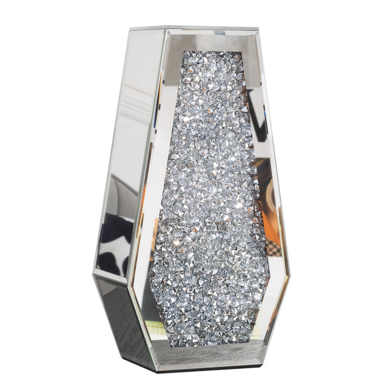 Cerrie Glass Table Vase With Water Holder Container