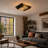 18.5" Industrial Steampunk Flush Mount Vintage Ceiling Light