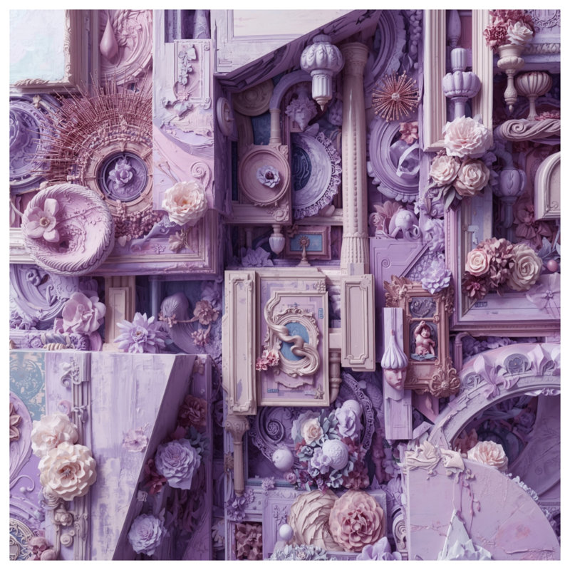 Rideaux de douche Ornate, L 70 po x H 84 po