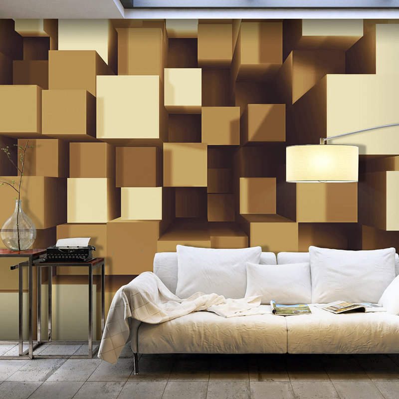 Dynalee 3D Embossed Matte Peel & Stick Mural, 245 cm x 175 cm
