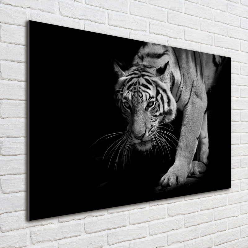 Tiger - No Frame Print on Glass