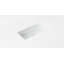 Lavabo de salle de bain encastrable en résine blanc mat Badeloft 31,4 po x 16,7 po UB-05-L-M-71991177
