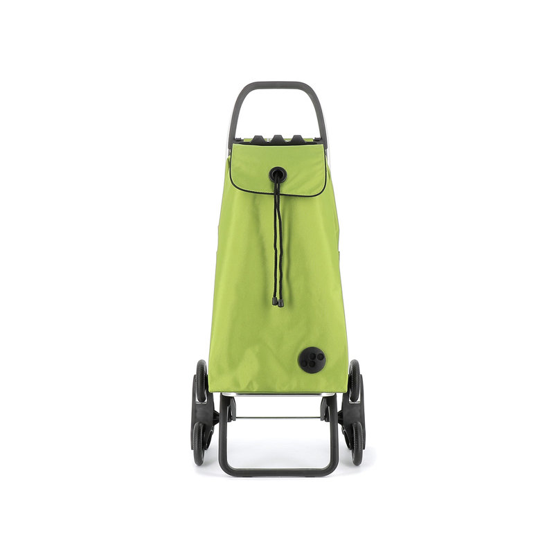 Shopping Trolley Rolser I-Max MF 6 Wheel Stair Climber Foldable, Lime