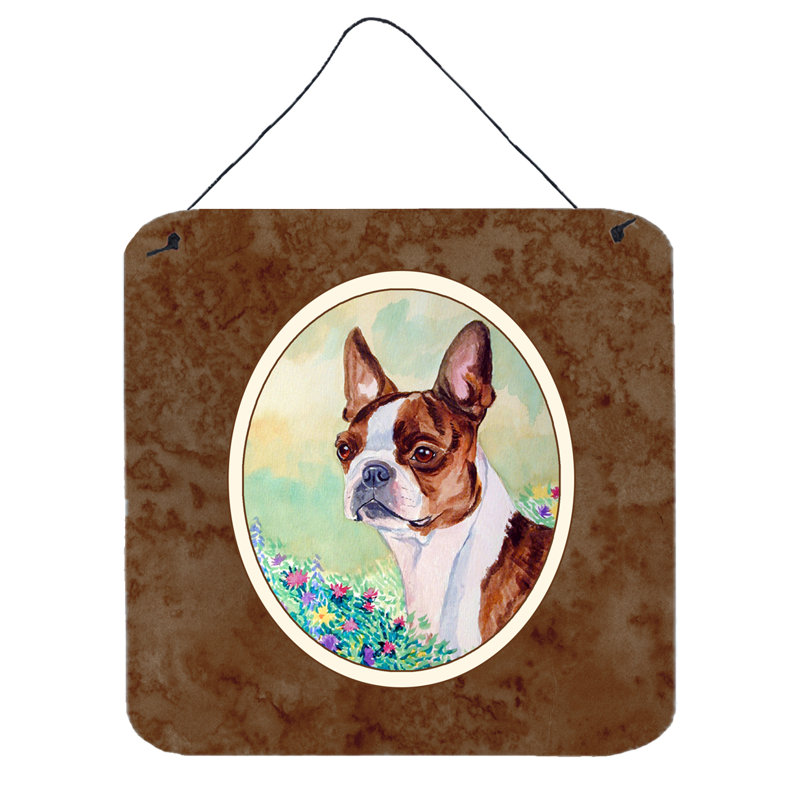 Décoration murale boston terrier