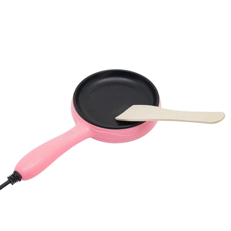 Non-Stick Electric Skillet Mini Frying Pan, Pink