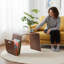 Table de bout en noyer - Table d'appoint moderne pour le salon | Idée de cadeau