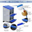4 Hole Galvanized Steel Egg Laying Boxes, 2 Layer