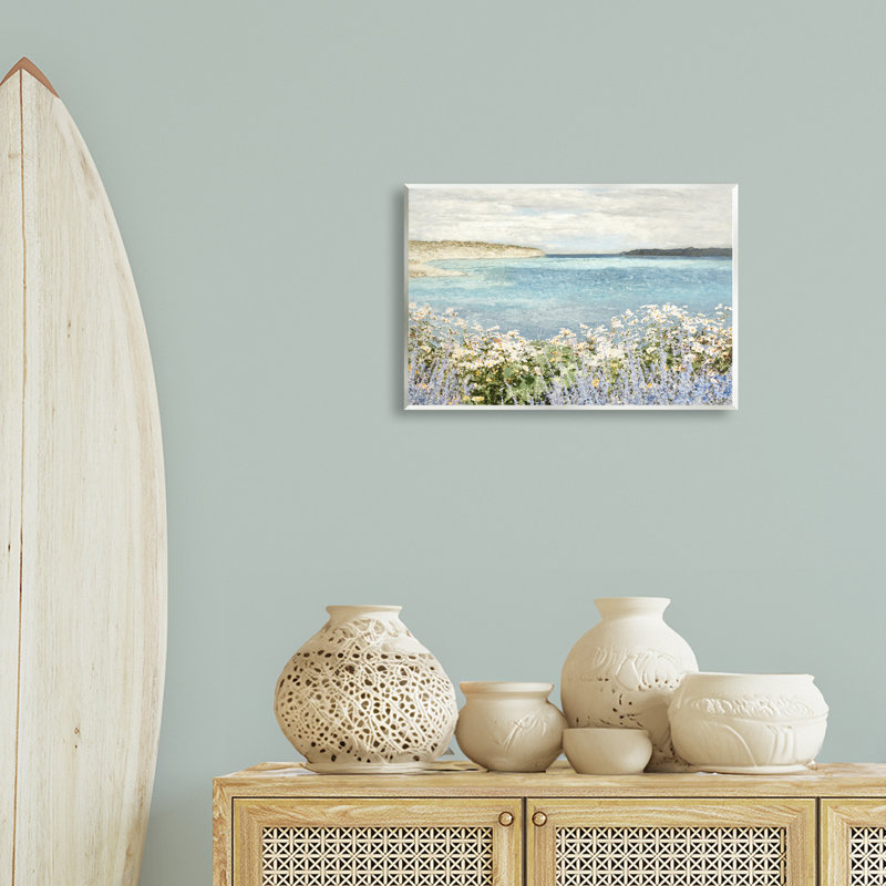  «Daisy Field over Sea» par Amber Sterling, H 13 po x l 19 po