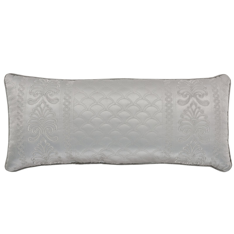 Coussin décoratif Lyndon Boudoir, Argent argent