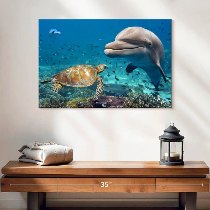 Aletra Underwater Friends, 16" H x 24" W