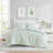 Laura Ashley Quartet Reversible Green Comforter Bonus Set-123353122