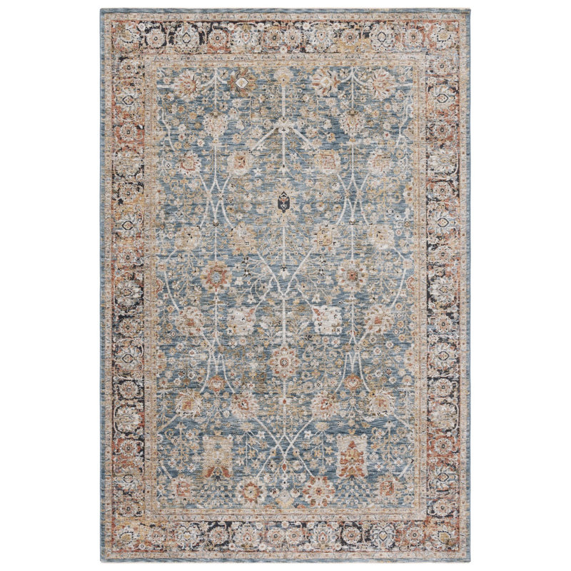Tapis Silverado 112 bleu / rouille, Carré 6 pi 4 po