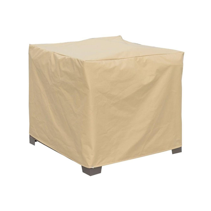 33" W Transitional Dust Cover For Chair - Small, Light Brown