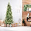 Sapin de Noël artificiel mince vert sapin 9 pi Fraser Hill Farm-1761954891