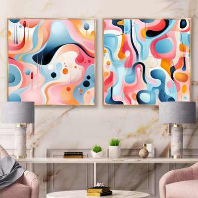 Dabin - Abstract Collages Square Collage Set Of 2