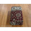 Tapis rouge noué à la main en laine et en soie 5 pi 1 po x 7 pi 1 po 33C6223F6E8345A2A45F2DA1F27002CA