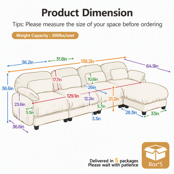 Dimensions du produit