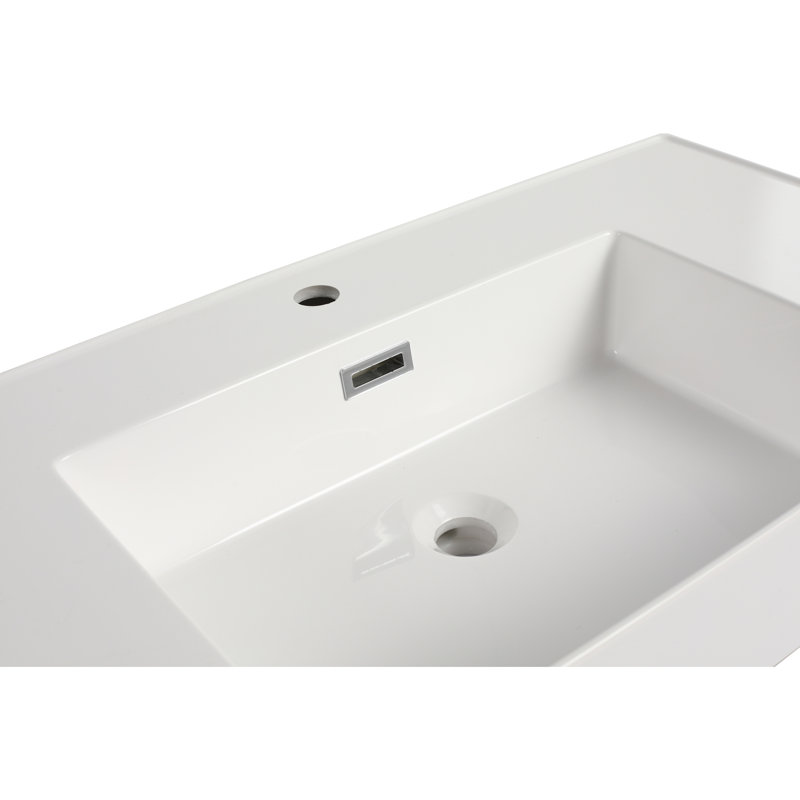 Bassin en résine pour meuble-lavabo