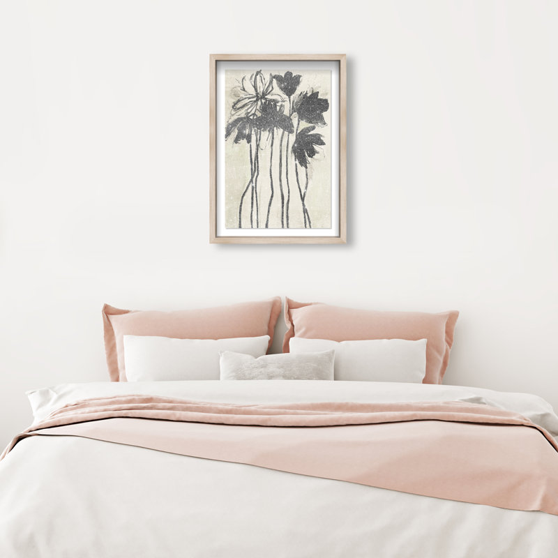 Flower Abstract Studio Shadowbox Floral & Botanical Print by Oliver Gal, Black Frame, 10 x 15, 31.5"H x 21.5"W