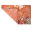 Hand Knotted Wool Area Rug in Rust