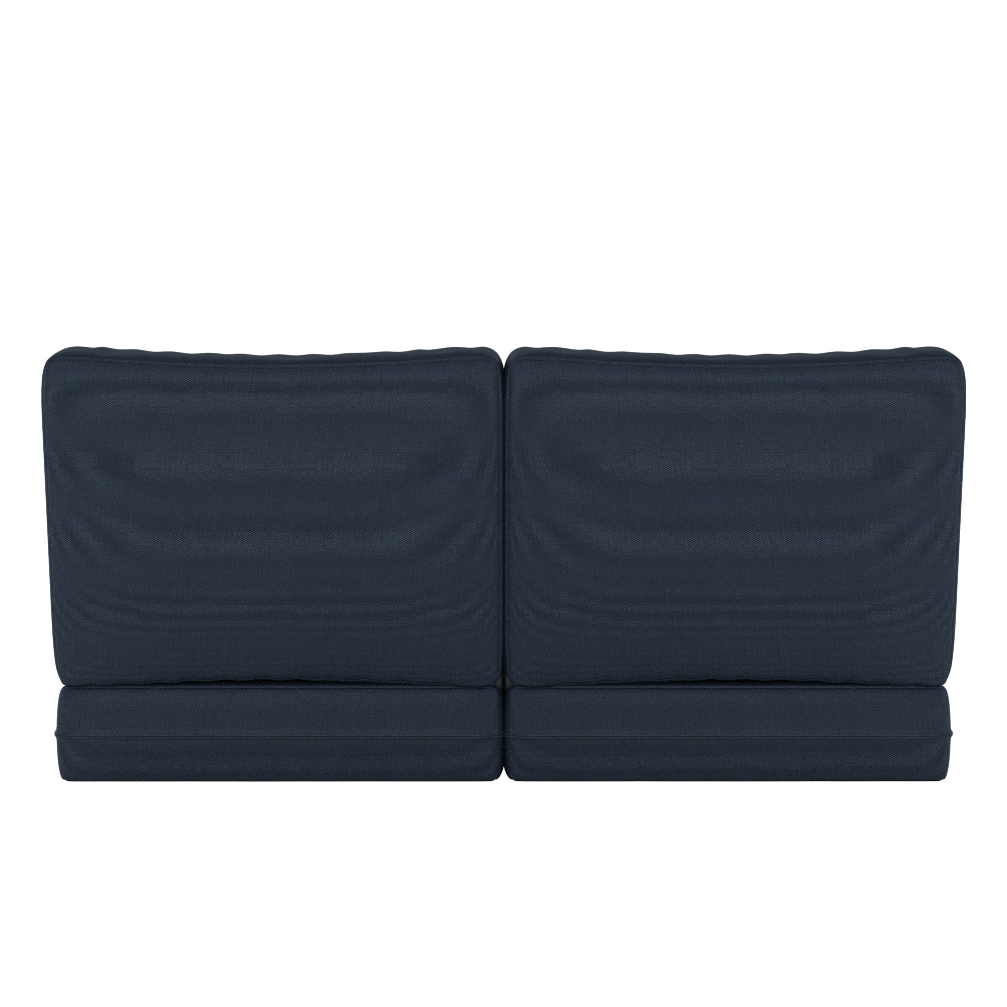 Sunbrella® Outdoor Loveseat Seat / Back Cushion, Canvas Navy Sunbrella® Canvas