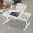 Foldable Rectangular Bed Laptop Tray Adjustable Height-112305708