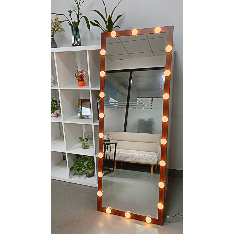 Miroir pleine grandeur avec lumières et miroir de coiffeuse