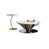 White with Grey Veining / Silver