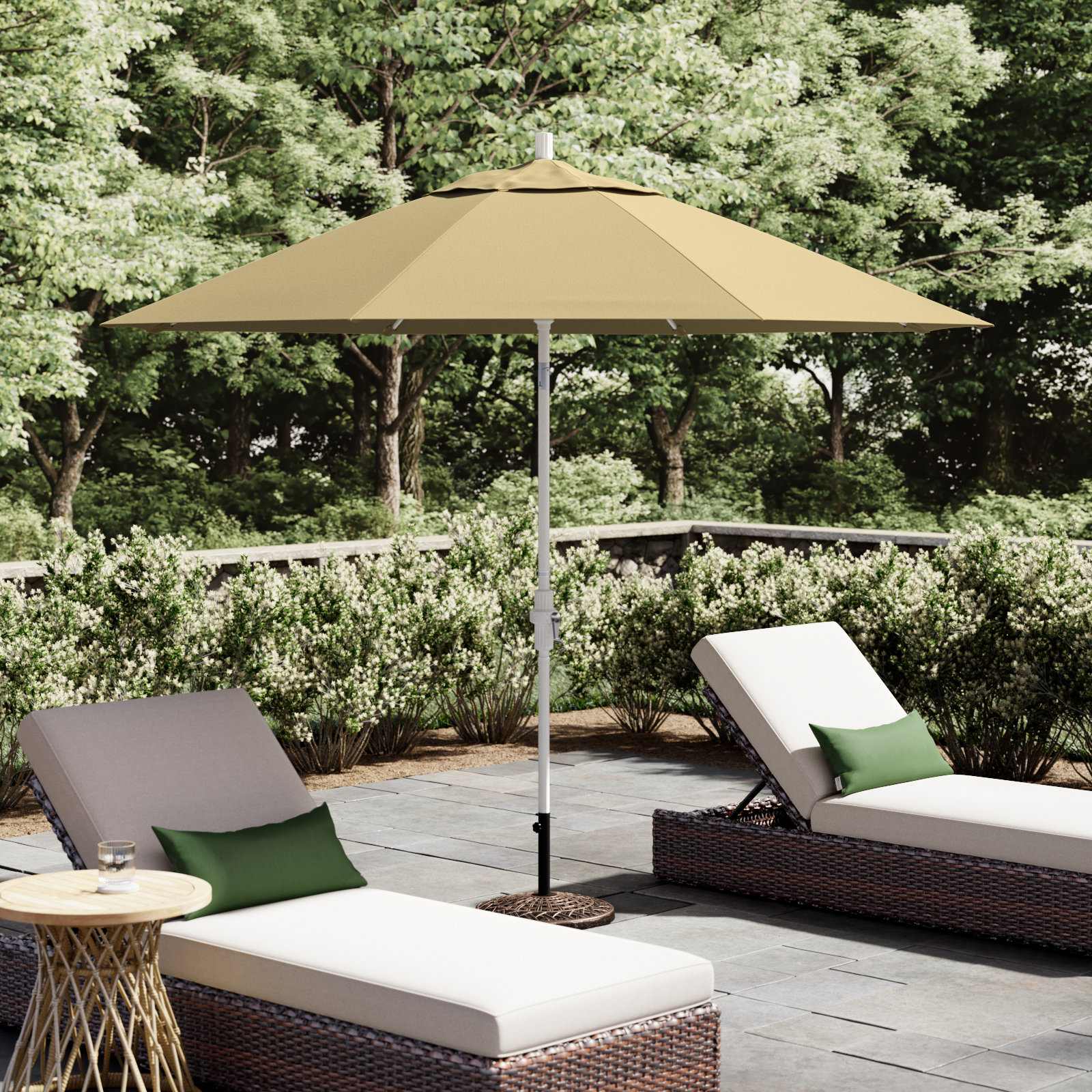 108'' Outdoor Umbrella, Antique Beige