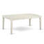  Ensemble de salle à manger 9 pièces - Table de cuisine avec 8 chaises - Table rectangulaire 42 po x 78 po - Finition lin blanc