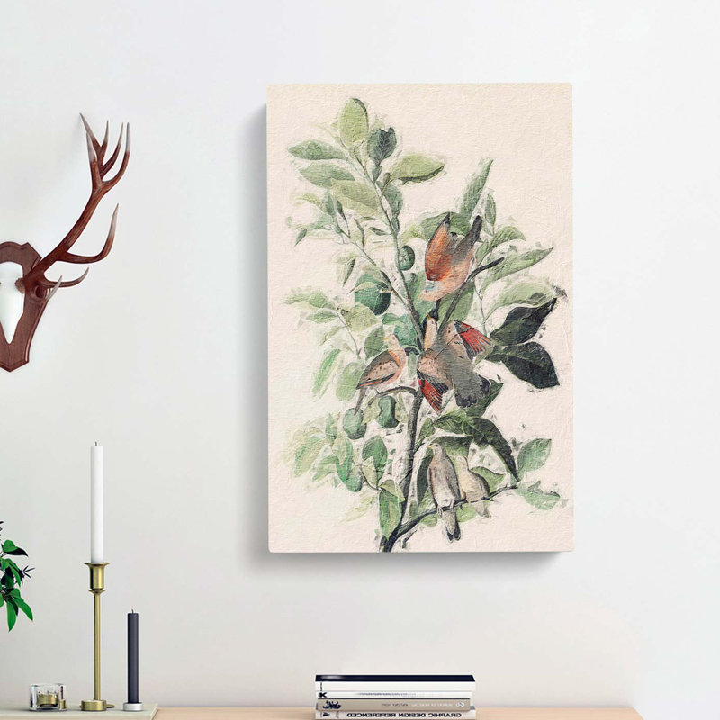 Ground Doves by John Audubon - Wrapped Canvas, 50cm H x 35cm W x 3cm D