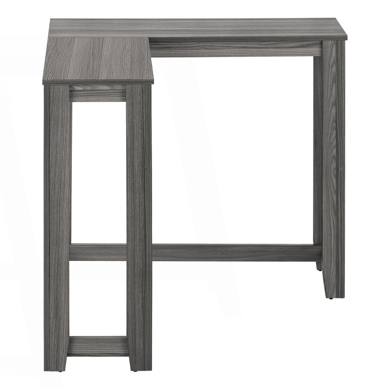Corner Accent Table, Console Table, Entryway Table, Behind Couch Table, Gray