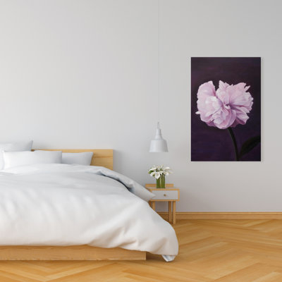 Beautiful Purple Flower - Botanical Canvas for Home Decor