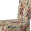 Radiant Lace Inspired Floral Botanics - Chaise d'appoint rembourrée de style campagne, chaise d'appoint blanche