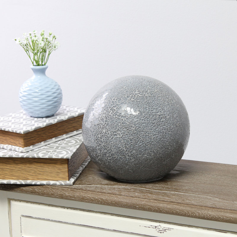 Brathwaite Ceramic Globe Lamp, Gray