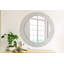 Huldar Glass Flat Wall Mirror