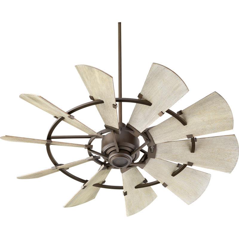 Mercado 52'' Ceiling Fan with Light Kit, Oiled Bronze