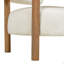 Fauteuil demi-tonneau 37 po Mid Century Modern