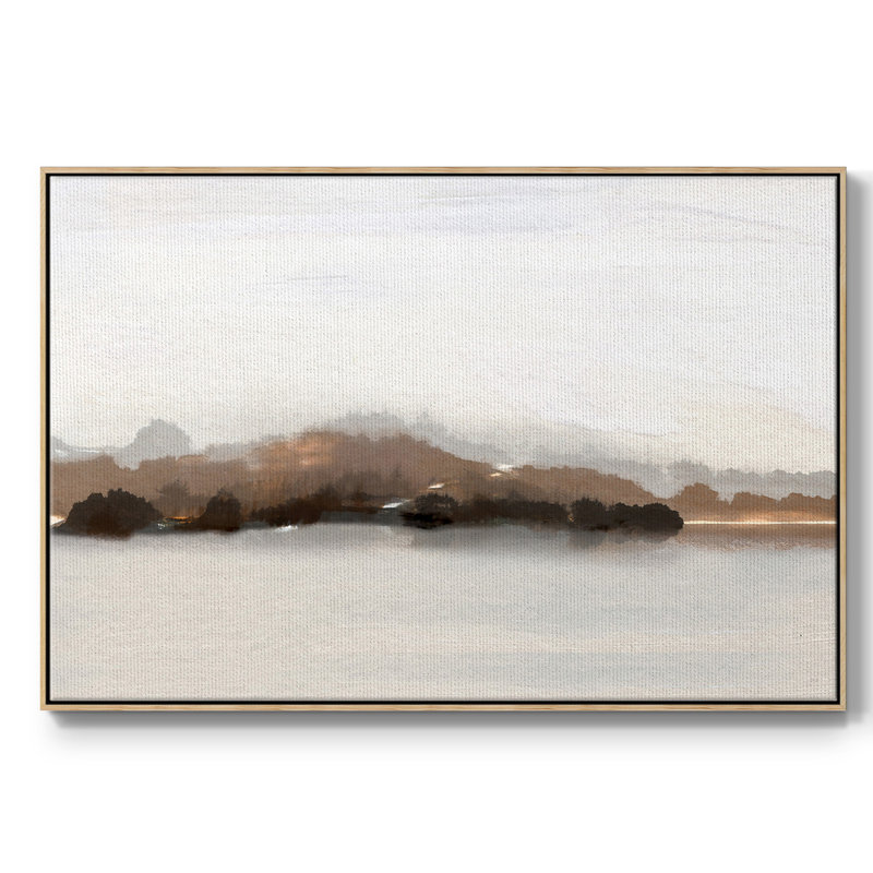 Slauson Mountain At Dusk, reproduction d'art sur toile, H 17 po x l 25 po x P 2 po, Naturel