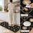 Geometric Medallion Non-Slip Washable Kitchen Mats