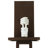Gridluck Steel Flush Mounted Sconce
