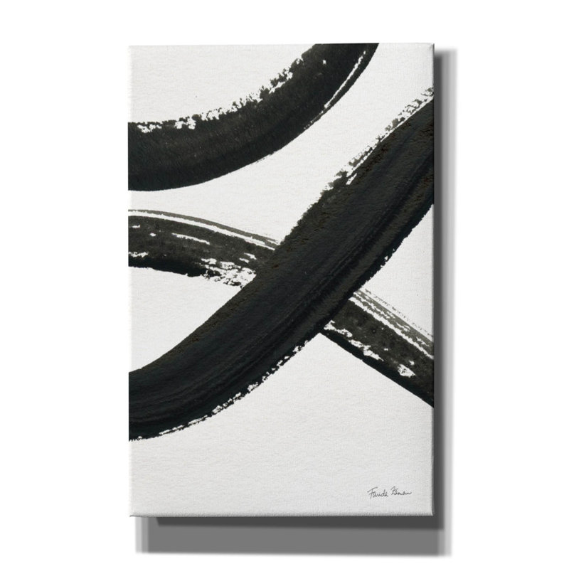 Toile épique Graffiti «Inky 6» par Farida Zaman, 26 po x 40 po, H 40 po x l 26 po