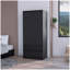 Armoire noire à 2 tiroirs