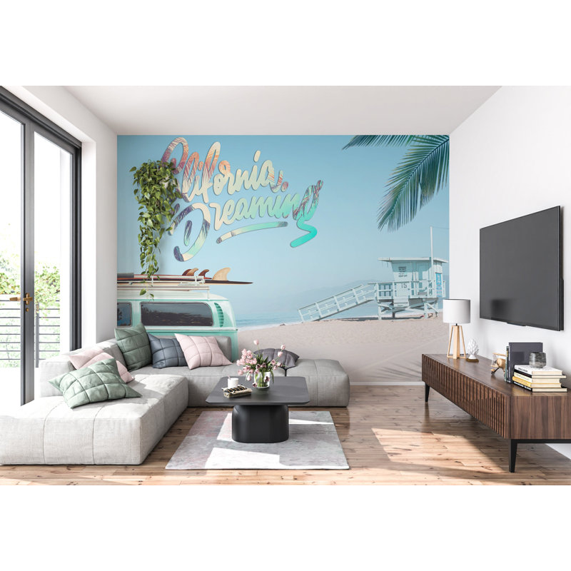 Murale autocollante Angelika, L 57 po x L 41 po