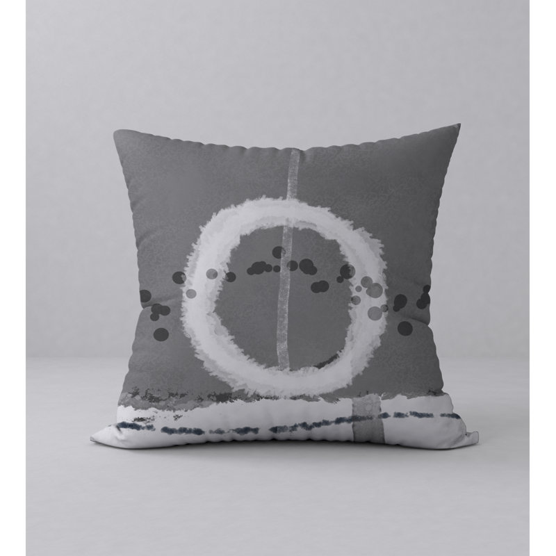 Abstract Throw Pillow, 20" H x 20" W