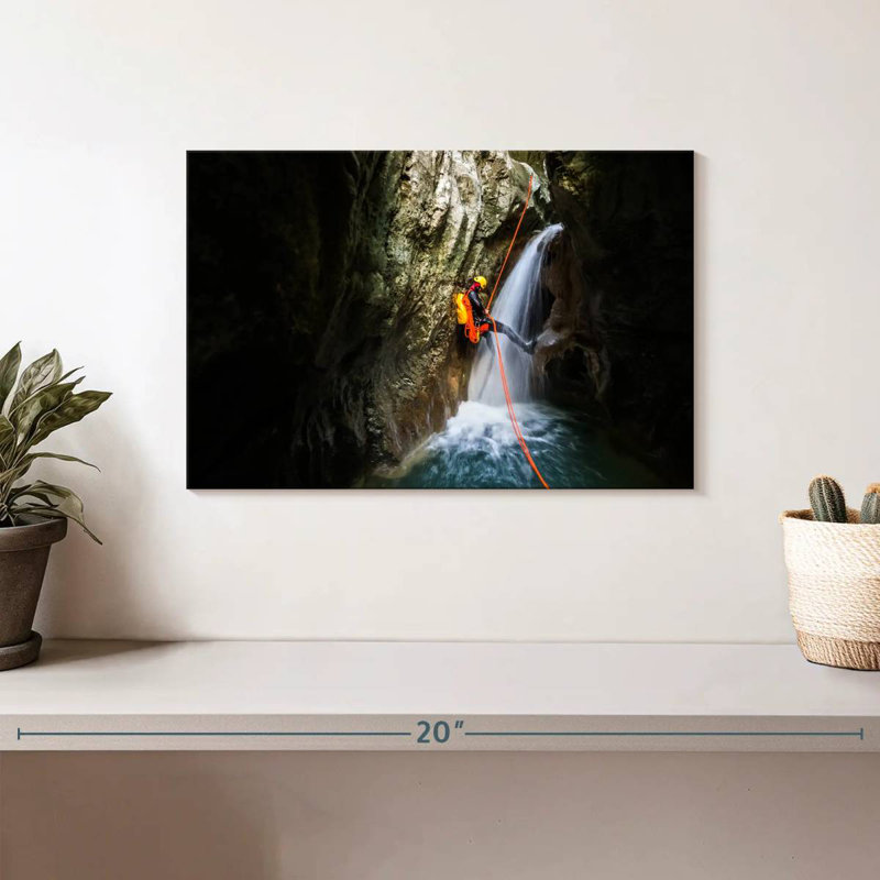 Sireci Waterfall Rappelling, 8'' H x 12'' W