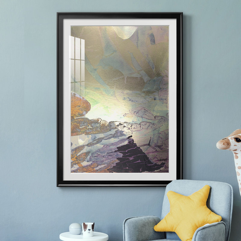 Paysage de Monet - reproduction de cadre photo, Cadre noir, H 24,5 po x l 18,5 po x P 1 po