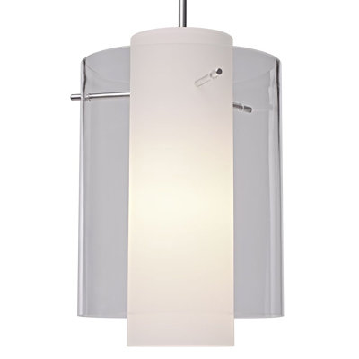 Luminaire suspendu cylindrique simple 1 lumière Rome