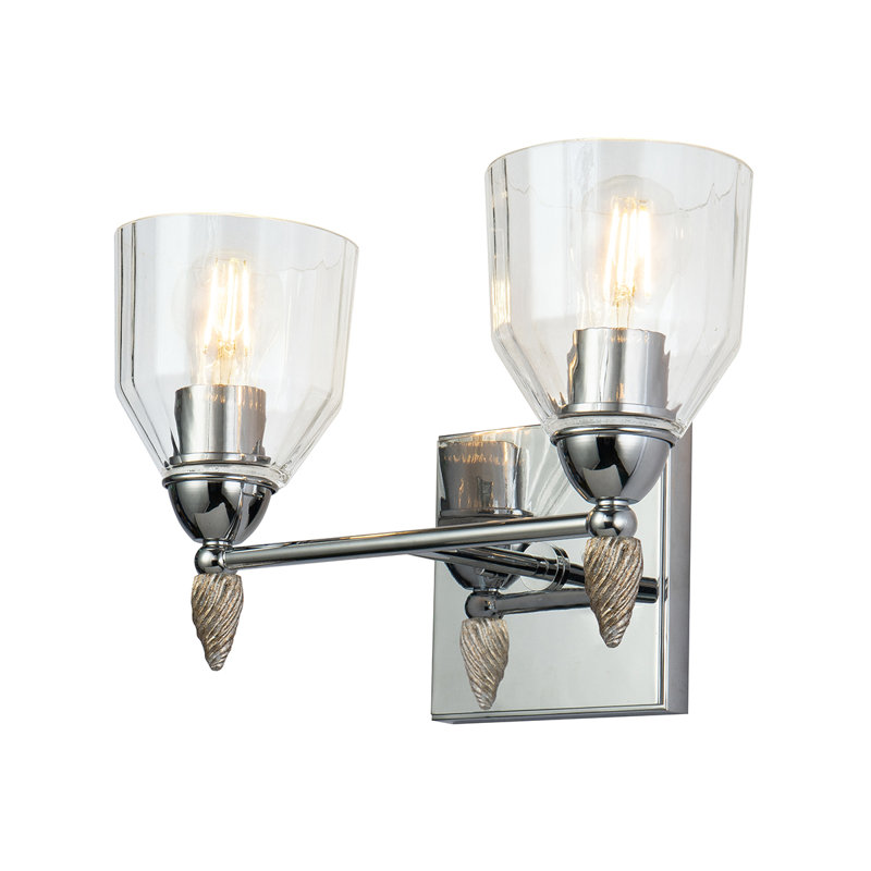 Fun Finial 2 - Light Vanity Light, Chrome/Silver