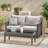 ANTIBES LOVESEAT & TABLE